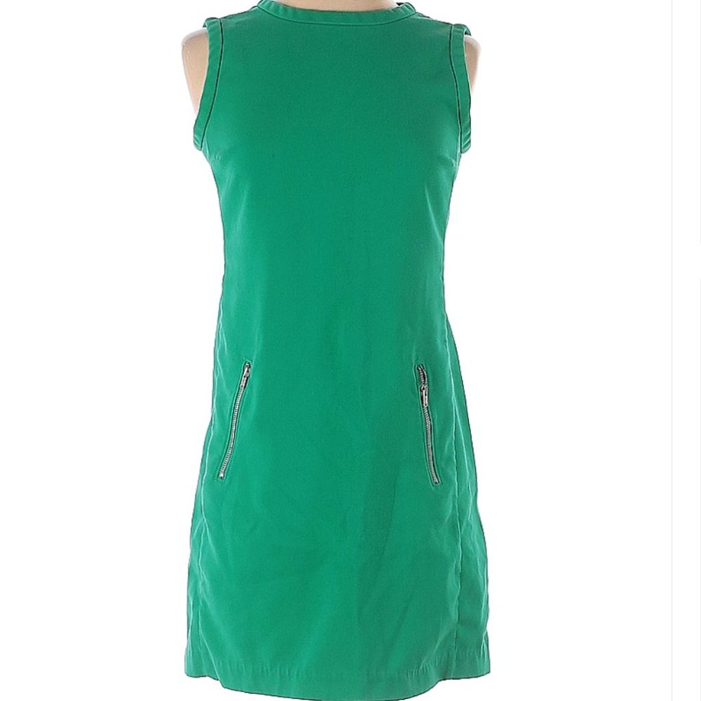 Gap Green Aline Casual Dress 0